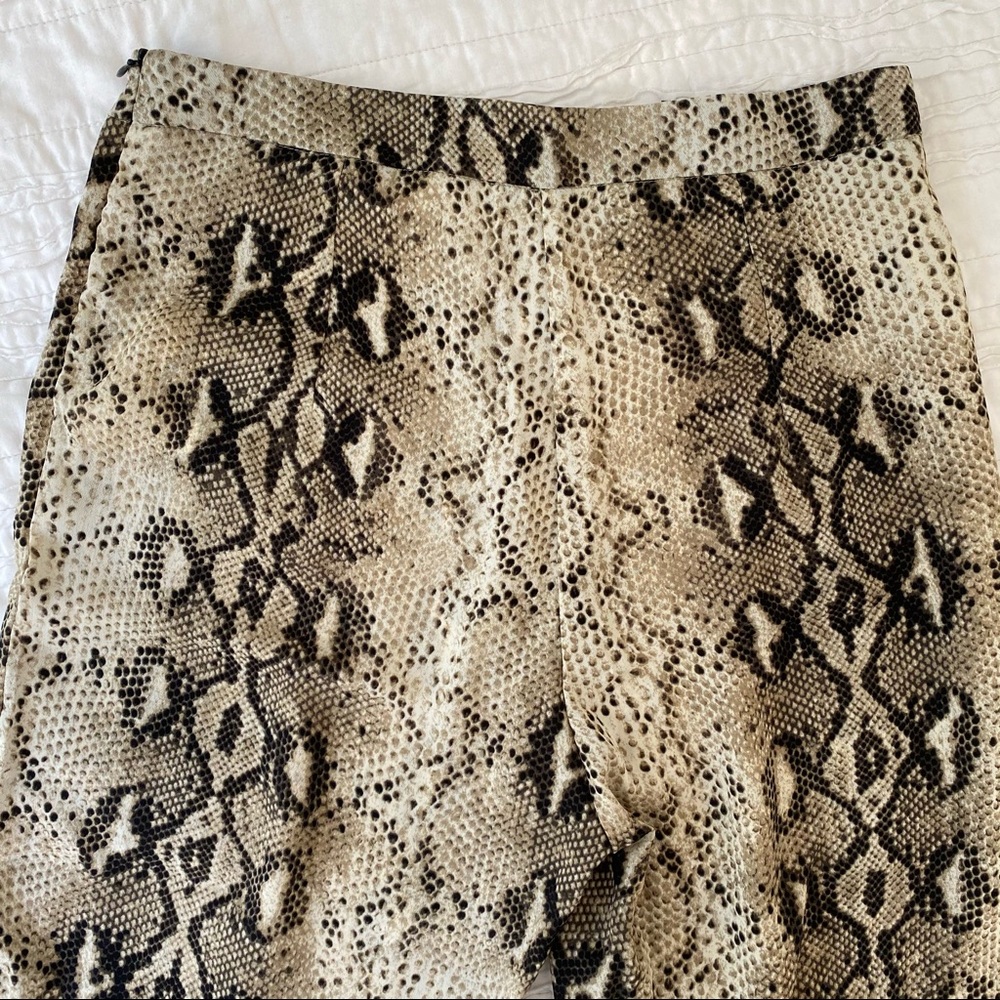 NWT Snake Print Flared Pants - Picture 5 of 5